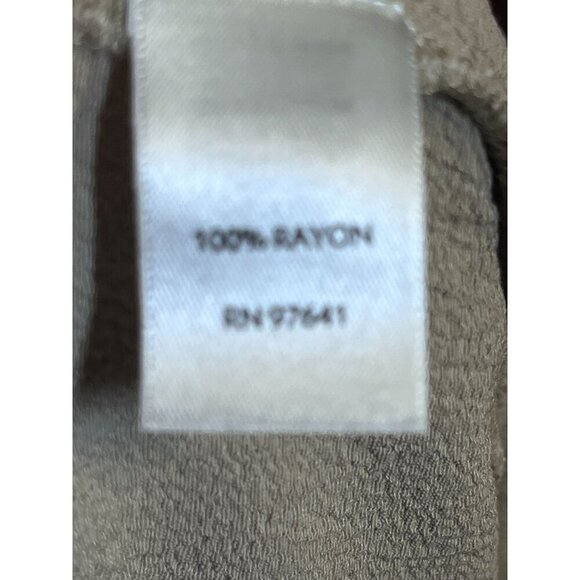 J Jill Culotte Pant L Tan Cropped Neutral Resort Preppy Boho Classic Minimalist - Picture 11 of 12